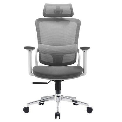 High-back ergonomic office chair – Grey