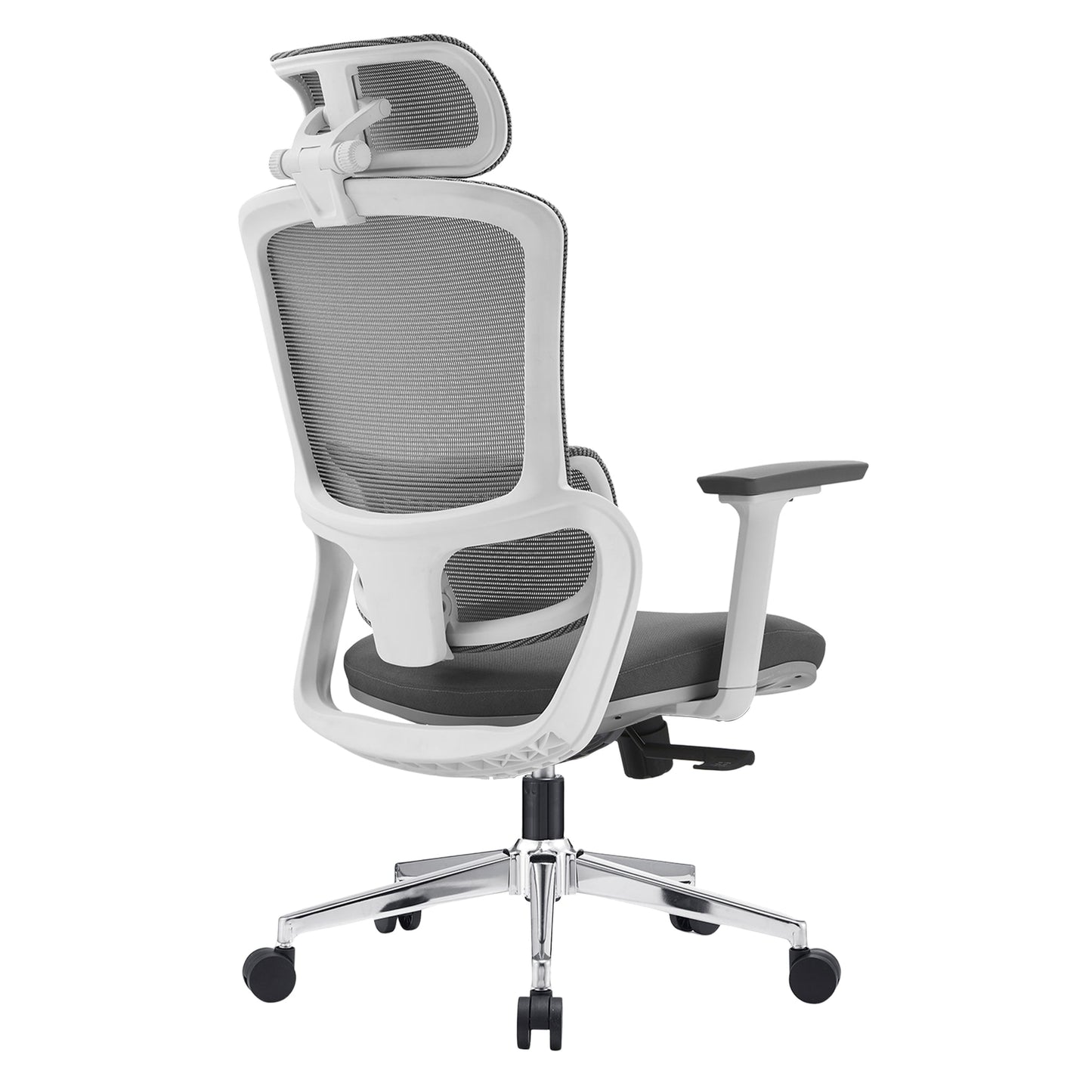 High-back ergonomic office chair – Grey