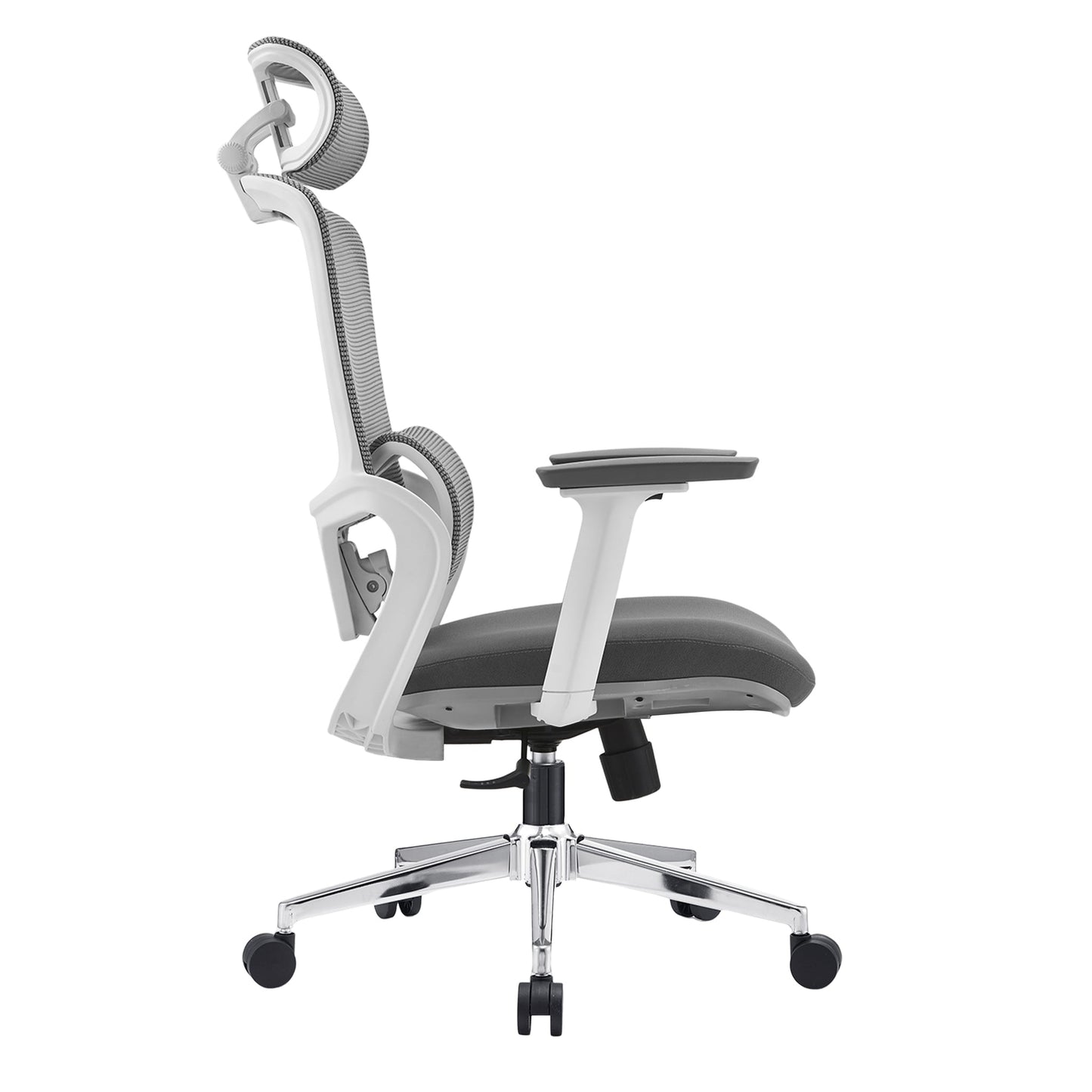 High-back ergonomic office chair – Grey