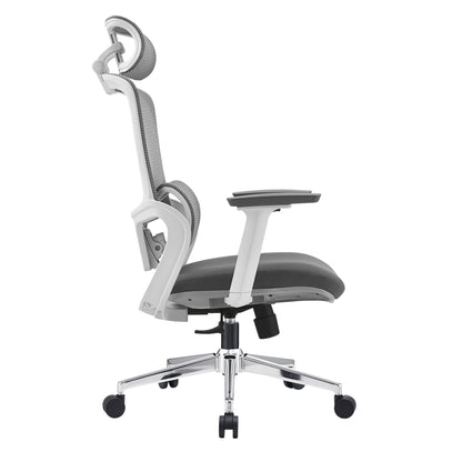 High-back ergonomic office chair – Grey