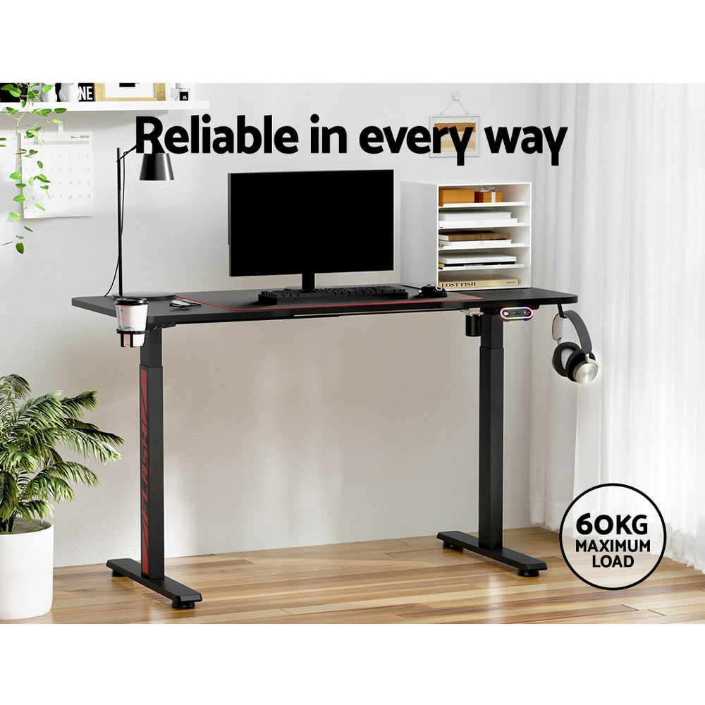 Flash standing desk – Motorised – Black 140