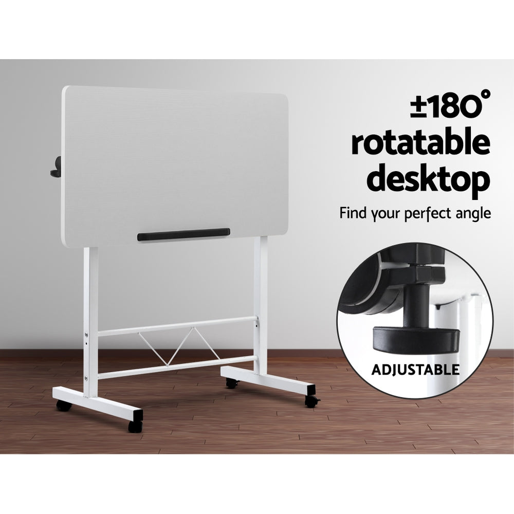 Adjustable laptop desk table – White 80