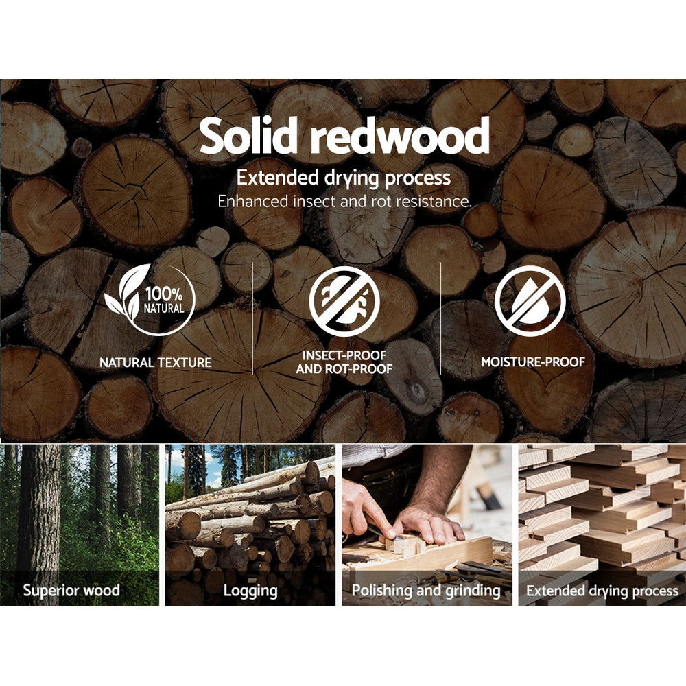 Premium wood & leather office chair