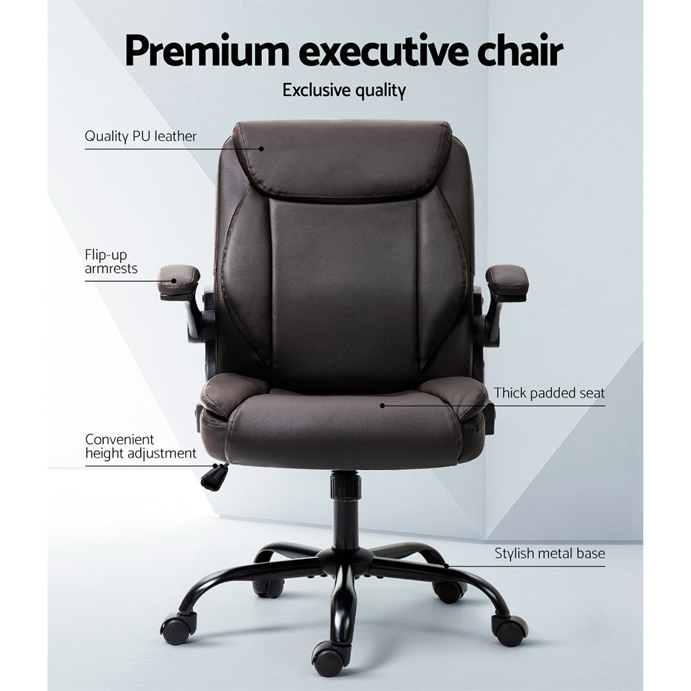 Executive office chair – Brown